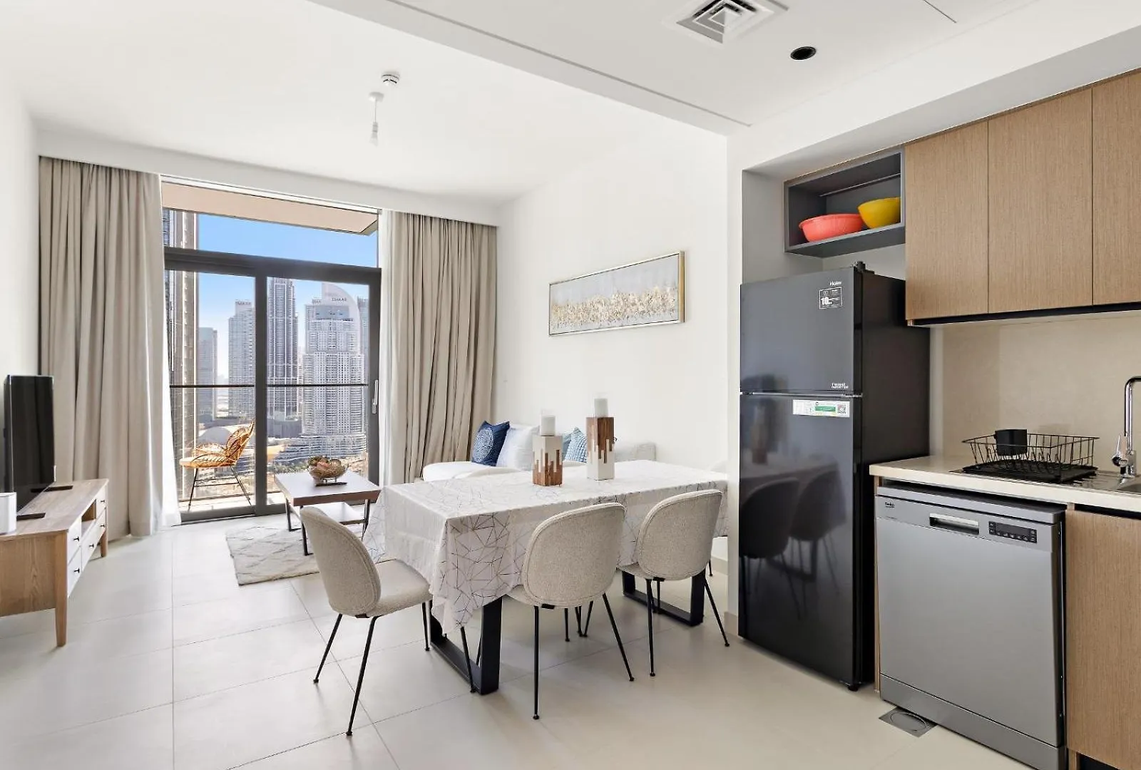 Breathtaking 1 Bed Room With Full Burj Khalifa And Fountain View- Burj Crown Dubai